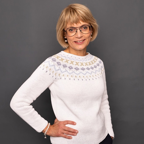 Bodil Landstad, forsknings- och utbildningsdirektör i Region Jämtland Härjedalen och moderator under Norrskenskonferensen 2026. 