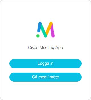 Bild 1 av 3 i uppkopplingsprocessen med Ciscos mötessystem