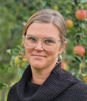 Porträttbild av en kvinna.