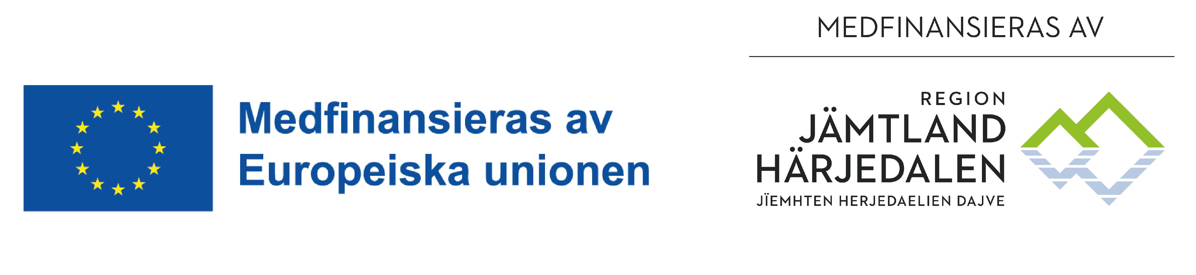 Logotyp Finansieras av EU och Region Jämtland Härjedalen