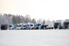 Tunga fordon på förnybart bränsle, från årets roadshow. 