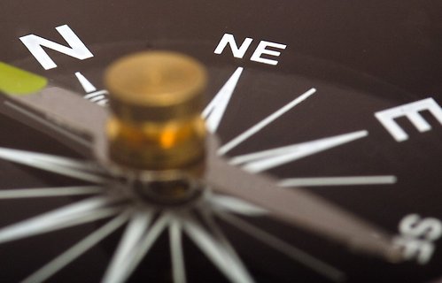 Närbild på kompass. Foto: Sandra Lee Pettersson